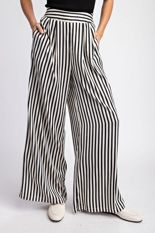 Confident Striped Straight Leg Pants | JQ Clothing Co.