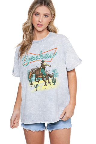 Yee Haw Cowboy Vintage Graphic Tee | JQ Clothing Co.