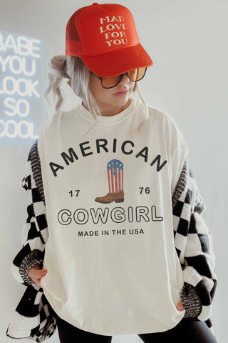 1776 American Cowgirl Graphic Tee | JQ Clothing Co.