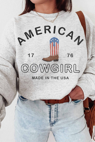 American 1776 Cowgirl Sweatshirt | JQ Clothing Co.