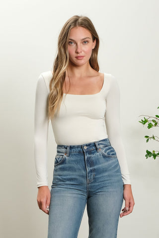 Seamless Square Neck Bodysuit