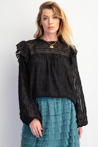 Latest Laced Chiffon Blouse | JQ Clothing Co.