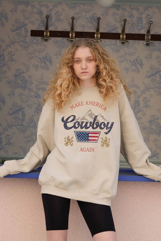 Make America Cowboy Again Sweatshirt | JQ Clothing Co.