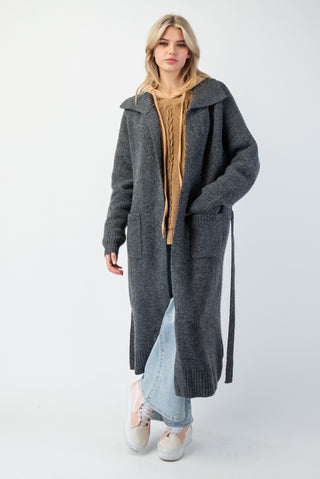 Tie Waisted Maxi Cardigan | JQ Clothing Co.