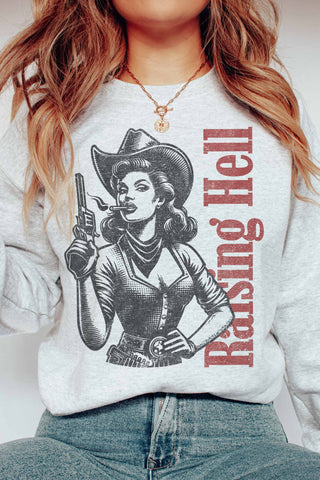 Raising Hell Graphic Sweatshirt | JQ Clothing Co.