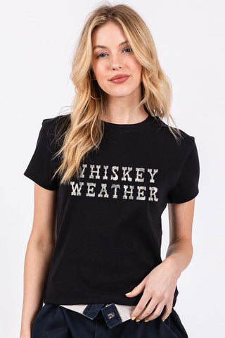 The Whitlee Whiskey Weather Tee | JQ Clothing Co.