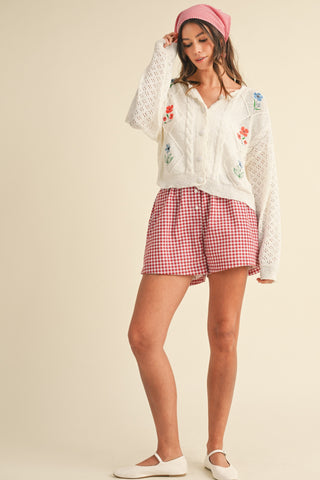 Gingham Check Woven Boxer Shorts