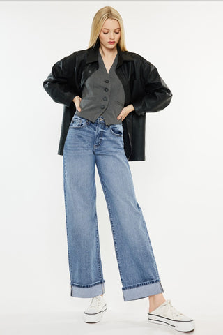 Kancan Wide Leg Jean
