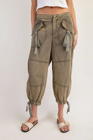 Fern Flap Pocket Cargo Jogger Pants