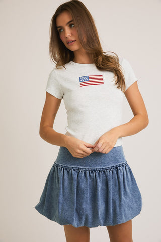 Melange Short Sleeve T-shirt