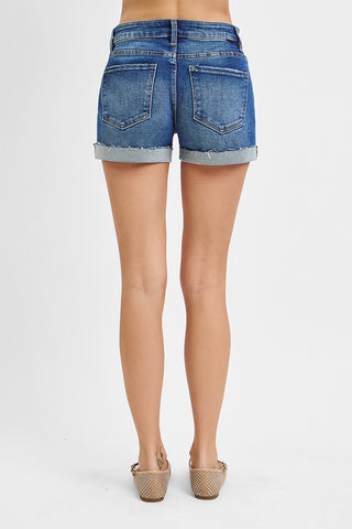 Risen Low Rise Cuffed Shorts