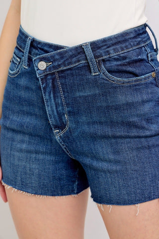 JB Criss-cross Waistband HW Shorts