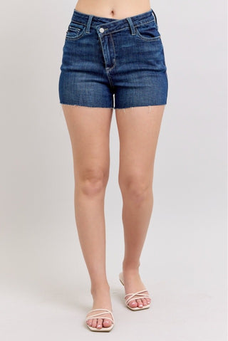 JB Criss-cross Waistband HW Shorts