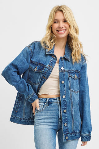 Risen Oversized Denim Jackets
