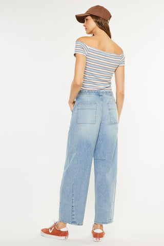 Kancan Easy Pull-On Horseshoe Jeans