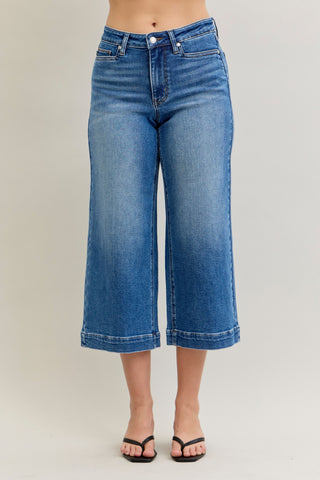 JB Mid Rise Wide Crop Jeans | JQ Clothing Co.