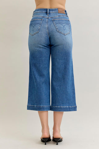 JB Mid Rise Wide Crop Jeans | JQ Clothing Co.