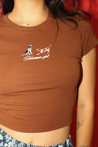 Dog Duo Embroidered Tee