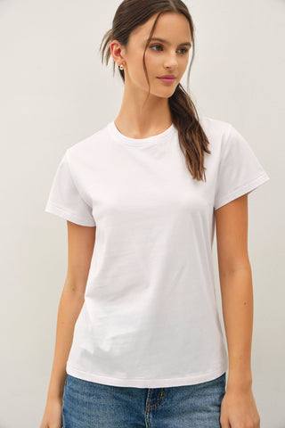 Cotton Jersey Crewneck T-shirts