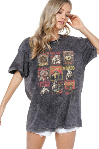 Western Cowboys Remix Vintage Graphic Tee