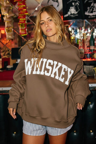 Reversible Sweatshirt w/Booze Print