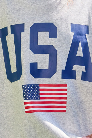 Reversible USA/America Graphic Sweatshirt