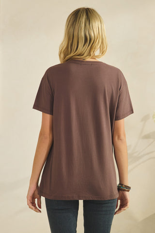 The World Needs More Cowboys Brown Graphic Tee