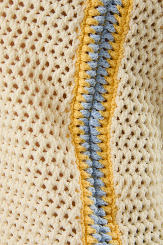 Round Neck Sleeveless Crochet Tank Top