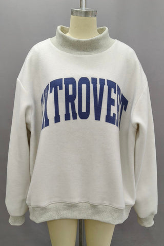 'Introvert &amp; Extrovert' Reversible Sweatshirt