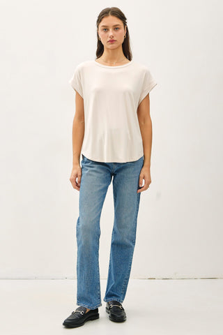 Bamboo/Modal Dolman Cap Sleeve Top