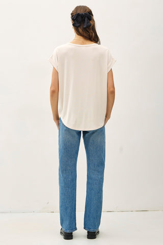 Bamboo/Modal Dolman Cap Sleeve Top