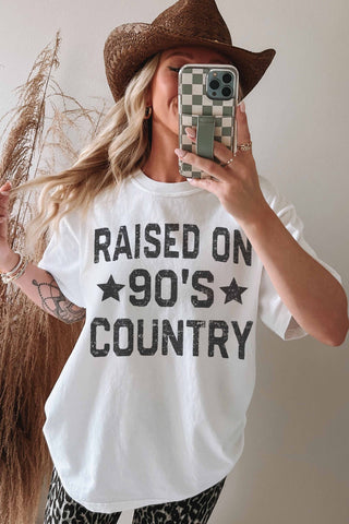 Raised on 90's Country Graphic Tee | JQ Clothing Co.