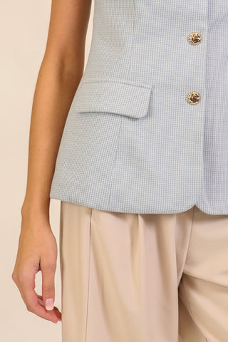 Colette Tailored Mini Skirt & Vest Set