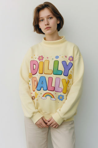 Dilly Dally Reversible Sweatshirt | JQ Clothing Co.