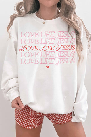 Love Like Jesus Graphic Sweatshirt | JQ Clothing Co.