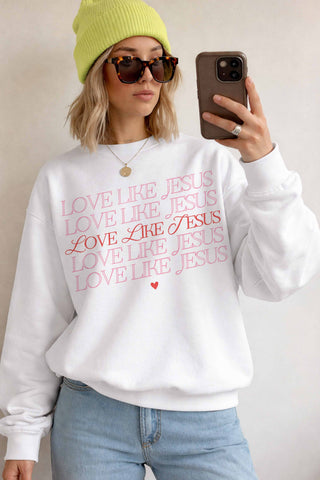 Love Like Jesus Graphic Sweatshirt | JQ Clothing Co.