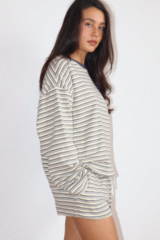 The Striped Long Sleeve Top