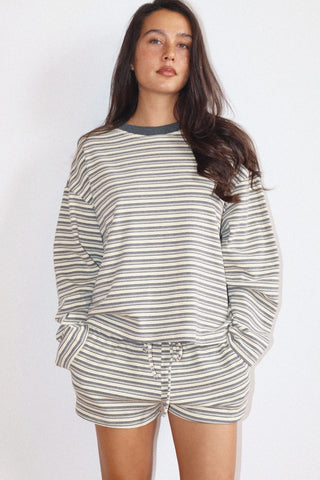 The Striped Long Sleeve Top
