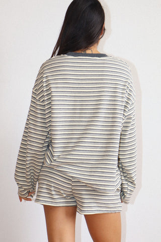 The Striped Long Sleeve Top