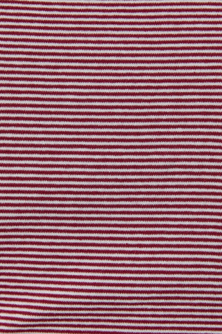 Round Neck Short Sleeve Stripe Top