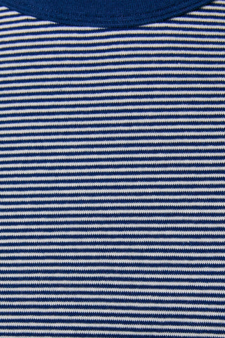 Round Neck Short Sleeve Stripe Top
