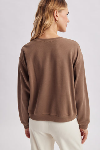 Western 'Howdy' Floral Cozy Sweatshirt