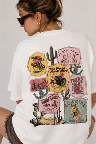 More Cowgirls Cream Western T-shirt