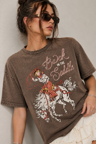 Back In The Saddle Western T-shirt