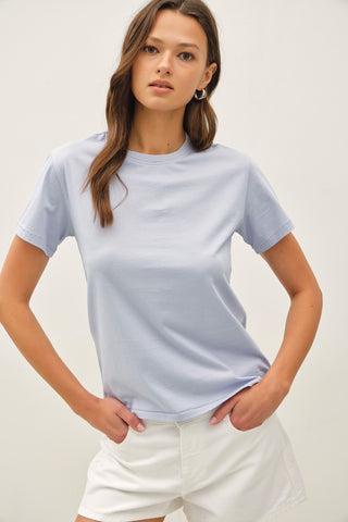 Cotton Jersey Crewneck T-shirts