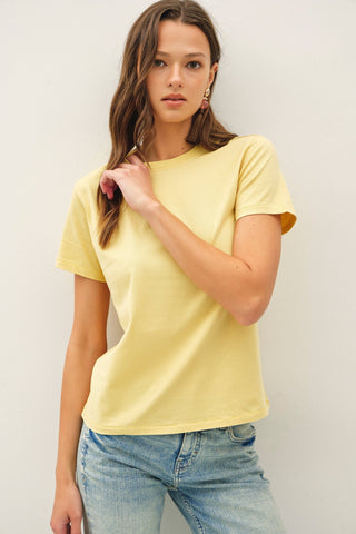 Cotton Jersey Crewneck T-shirts