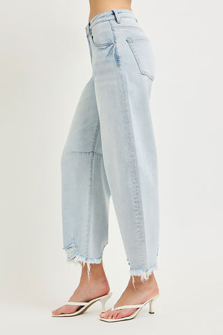 Risen High Rise Barrel Jeans