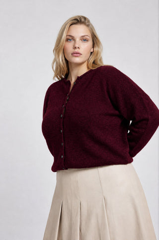 Curvy Lightweight Knit Cardigan