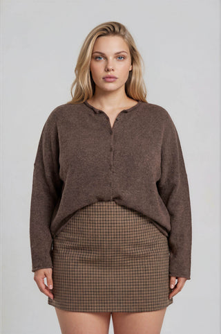 Curvy Lightweight Knit Cardigan