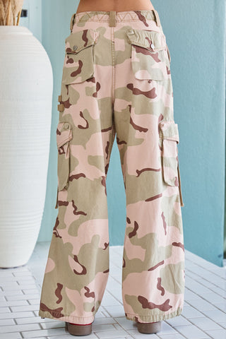 Desert Camo Utility Cargo Pants